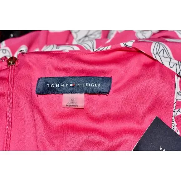 Tommy Hilfiger Signature Sleeveless Fit and Flare Dress Size 8P NWT - Picture 7 of 10